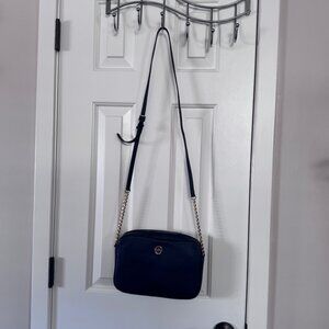 Michael Kors Navy Blue Fulton Crossbody Bag Purse Handbag Brand New